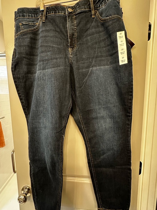 Ava & Viv Denim - Dark Blue Jeans - Classic Straight Fit